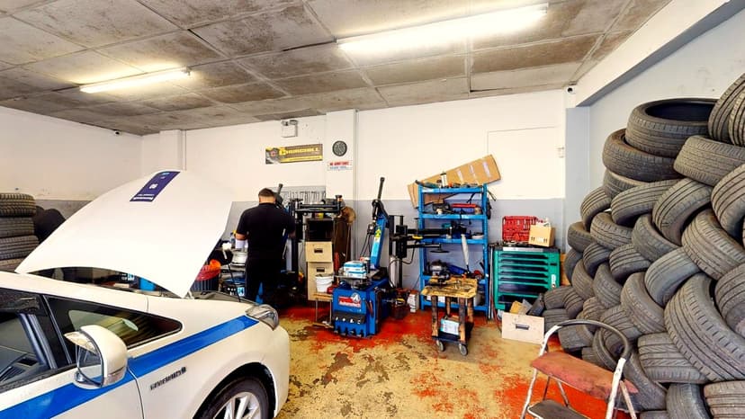 Inside the workshop